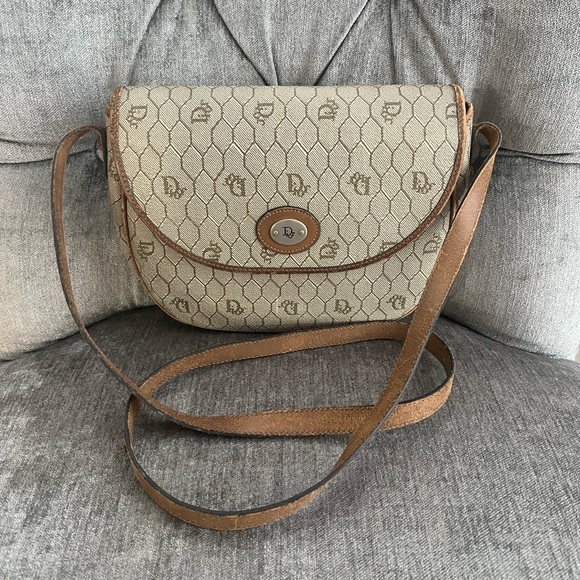 Authentic Christian Dior Honeycomb Crossbody Bag - FAIR - Picture 1 of 11